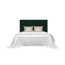 Rackhams Rose Kingsize Headboard - Bottle Green - Bottle Green - thumbnail 2
