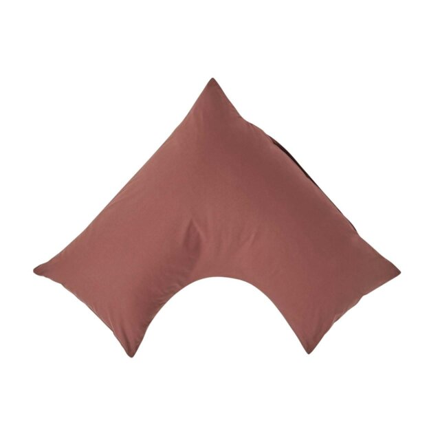 Rackhams Egyptian Cotton V Shaped Pillowcase 200 TC - Brown - image 1