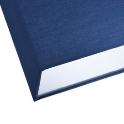 Rackhams Contemporary and Stylish Navy Midnight Blue Linen Fabric Rectangular Lamp Shade - thumbnail 3