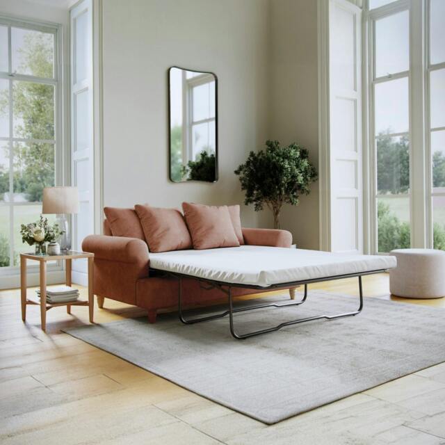 Rackhams Brentwood Sofa Bed - Coral - image 1