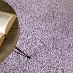 Rackhams Chicago Shaggy Purple Rug - Ø 133 cm - thumbnail 3