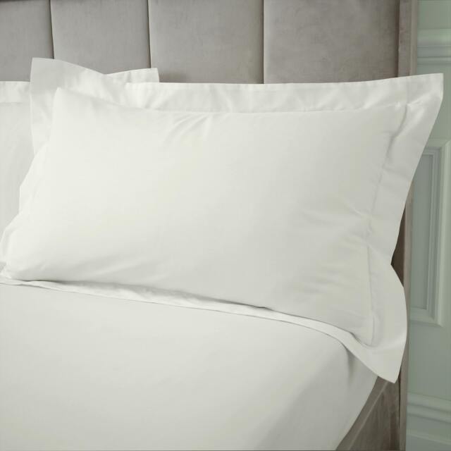 Rackhams 180 Thread Count Egyptian Cotton Fitted Sheet Cream - King - Cream - image 1