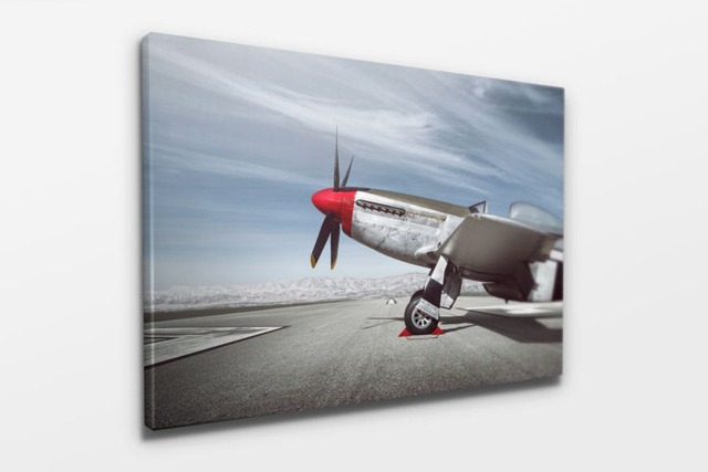 Rackhams Mustang P51 Warbird - Framed Print 30 x 20 inch - image 1