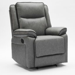 Rackhams Manual Recliners Sofa Set,105–135 Degrees Recliner Padded Sofa with Adjustable Backrest - 1+1+3 Seater - thumbnail 5