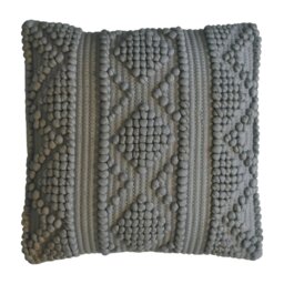 Rackhams Artisan Funiture Nola Cushion Set of 2 - Grey - thumbnail 3