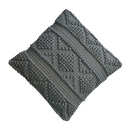 Rackhams Artisan Funiture Nola Cushion Set of 2 - Grey - thumbnail 4