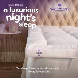 Rackhams Sleep Soundly Deep 5cm Mattress Topper - Double - thumbnail 2
