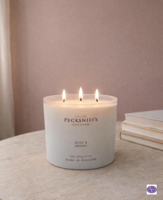 Rackhams Rose & Peony Scented Candle 283.4g