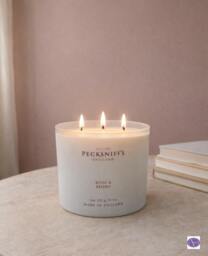 Rackhams Rose & Peony Scented Candle 283.4g