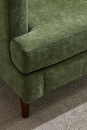 Rackhams Mid-Century Single Sofa Armchair - Green - One Size - thumbnail 6