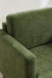 Rackhams Mid-Century Single Sofa Armchair - Green - One Size - thumbnail 5