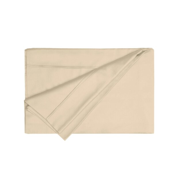 Rackhams 200 Thread Count Egyptian Cotton Flat Sheet - Papyrus - Papyrus - Single