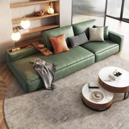 Rackhams Cyril L511 Four Seater, Five Seater, Sixe Seater Sofa, Modular Sofa, Green - Others ( Contact Us ) - Four Seater 320CM - No Ottoman - thumbnail 4