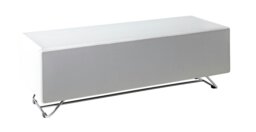 Rackhams Chromium TV-Stand with 1 Flap White CRO2-1200CPT-WH - White - thumbnail 2