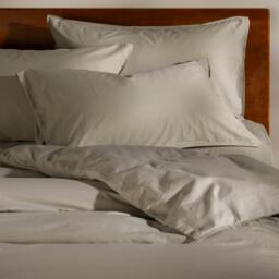 Rackhams Mocha Stonewashed Cotton Pillowcases - Standard - Pair - Housewife - thumbnail 4