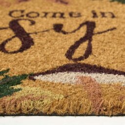 Rackhams Cosy Autumn Non-Slip Coir Doormat, 60 x 40 cm - thumbnail 3
