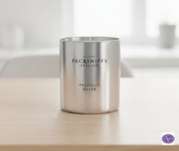 Rackhams Precious Silver Scented Candles - 550g - thumbnail 2