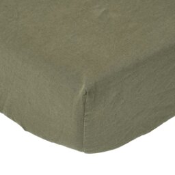 Rackhams French Flax Linen Fitted Sheet – 30 cm Deep - Dark Grey - Single - thumbnail 2