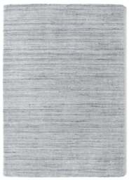 Rackhams Fine Stripes Silver Grey Wool Rug - 120X170 cm
