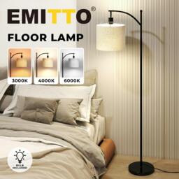Rackhams Standing Floor Lamp Living Room with Led Light Corner Remote Foot Switch - thumbnail 2