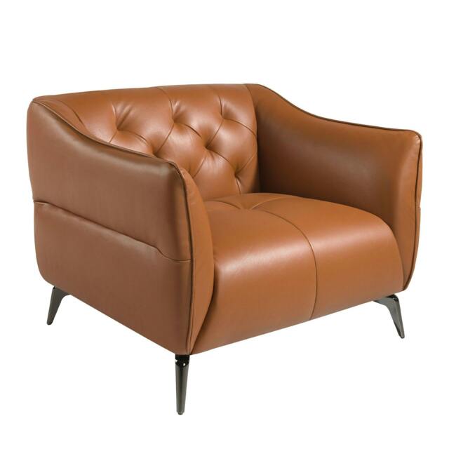 Rackhams Chester Armchair Brown Leather Earth Clay 5098 - Modern - Yes - No - image 1
