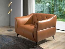 Rackhams Chester Armchair Brown Leather Earth Clay 5098 - Modern - Yes - No - thumbnail 3