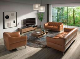 Rackhams Chester Armchair Brown Leather Earth Clay 5098 - Modern - Yes - No - thumbnail 4