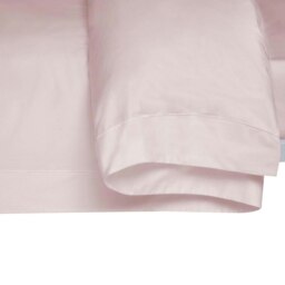 Rackhams 400 Thread Count Egyptian Cotton Oxford Duvet Cover - Blush - Single - Blush - 100% Egyptian Cotton - thumbnail 3