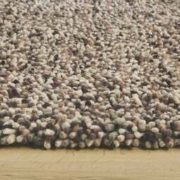 Rackhams Rocks Shaggy Beige Wool Rug – Thick Tubular Pile - 160X230 cm - thumbnail 3