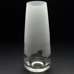 Rackhams Border Terrier Dog Glass Bud Vase - Hand Etched/Engraved Gift - thumbnail 4
