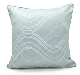 Rackhams Modern Woven Spirals Design Cushion - 43cm x 43cm - Silver - thumbnail 3