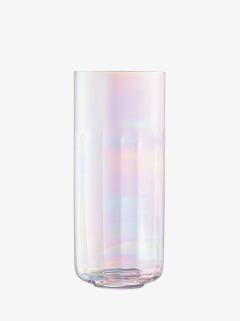 Rackhams LSA Pearl Candle Holder with Candle 28.5cm - 1 - Glass - Pearl - image 1