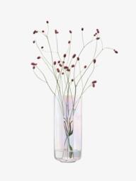 Rackhams LSA Pearl Candle Holder with Candle 28.5cm - 1 - Glass - Pearl - thumbnail 4