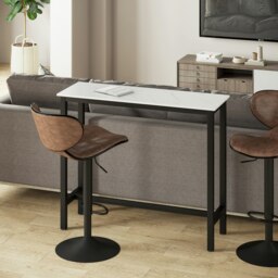 Rackhams Bar Table Breakfast Dining Table Coffee Table with Adjustable Footpads - thumbnail 3