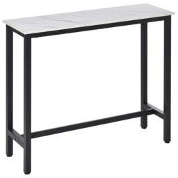 Rackhams Bar Table Breakfast Dining Table Coffee Table with Adjustable Footpads - thumbnail 2