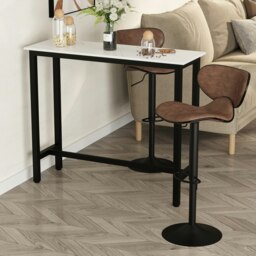 Rackhams Bar Table Breakfast Dining Table Coffee Table with Adjustable Footpads