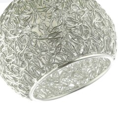 Rackhams Modern Polished Chrome Ceiling Light Fitting with Twisting Metal Shade - thumbnail 4