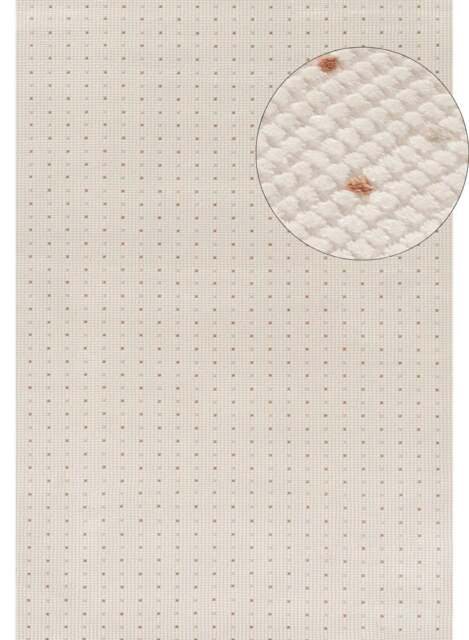 Rackhams Carmel Cream-Terra Dots Rug - 6080 - 160X230 cm - image 1