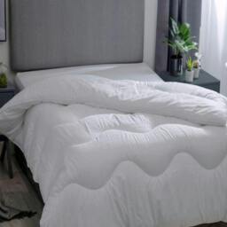 Rackhams Hotel Suite 13.5 Tog Filled Duvet - White - Double - White - 100% Cotton - thumbnail 1