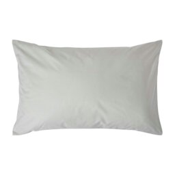 Rackhams Egyptian Cotton Housewife Pillowcase 200 TC, Standard Size - Silver Grey
