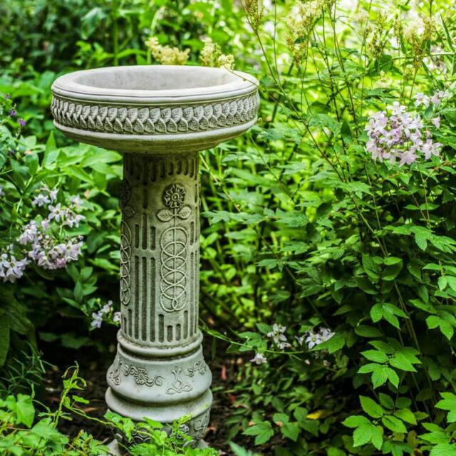 Rackhams Sunflower Design Tall Birdbath - image 1
