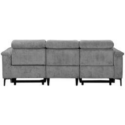 Rackhams Lund 3‑Seater Electric Recliner Sofa (2 Recliners, Grey Corduroy) - Grey - thumbnail 5