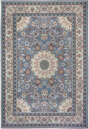 Rackhams Kadi Indoor & Outdoor Rug Grey Cream - 120X180 cm - thumbnail 1