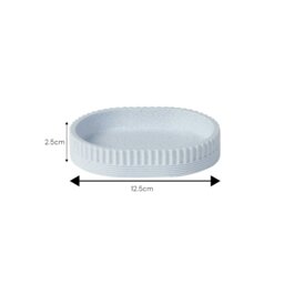 Rackhams Tranquil Pale Blue Soap Dish - thumbnail 3