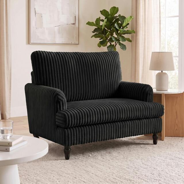 Rackhams Single Sofa Armchair - Black - image 1