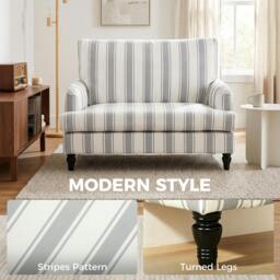 Rackhams Single Sofa Armchair - Black - thumbnail 5