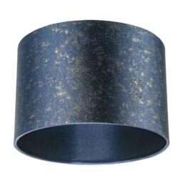 Rackhams Midnight Blue Jacquard Fabric Lamp Shade with Gold Foil Fleck Accents - thumbnail 5