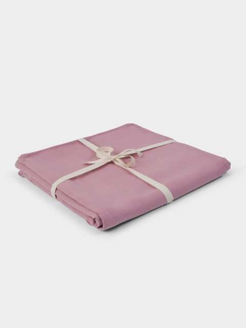 Rackhams GOTS Organic Cotton Yoga Blanket - Dusty Pink - image 1