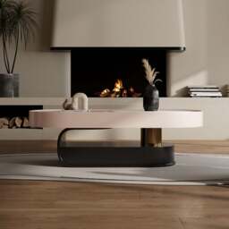 Rackhams Tessa Coffee Table, With storage, Pink - Pink - thumbnail 3