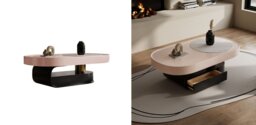 Rackhams Tessa Coffee Table, With storage, Pink - Pink - thumbnail 5